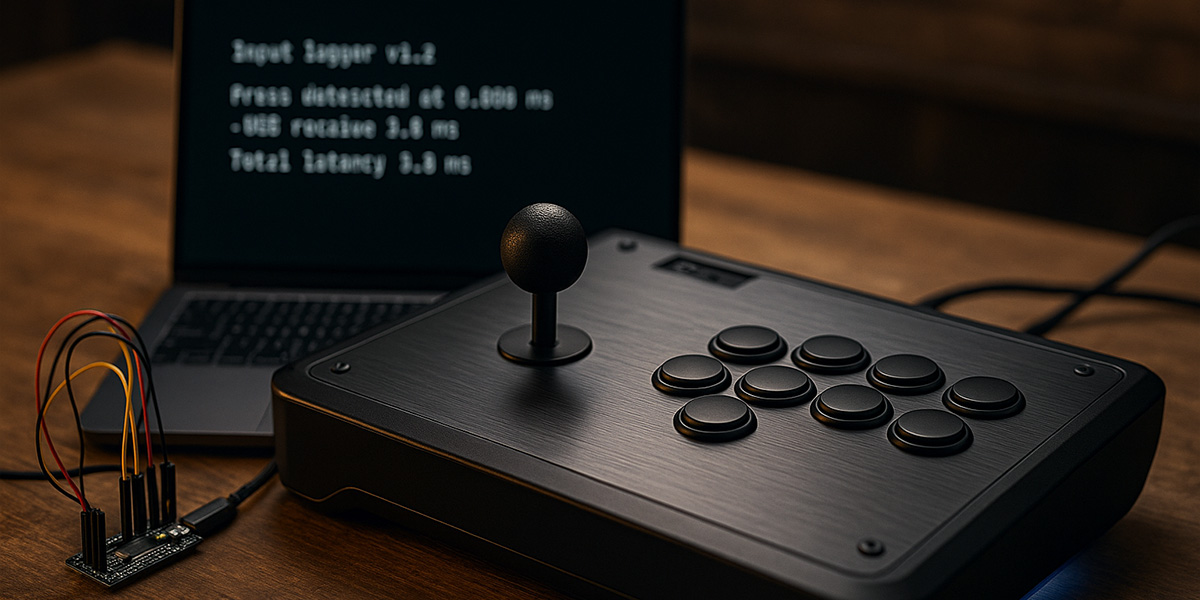 lag testing a fight stick